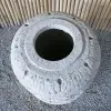  Product image 7 of the product “Balinese style high round pot, with carving - 70cm Dia., 90cm Height, Taro sand ”